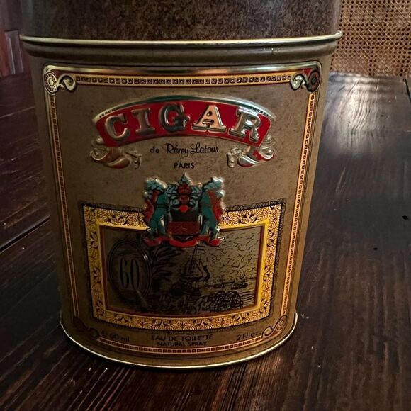 de Remy Latour Perfume Cigar Metal Container - Picture 1 of 3